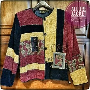 Allure Jacket size Petite Medium, very Artsy